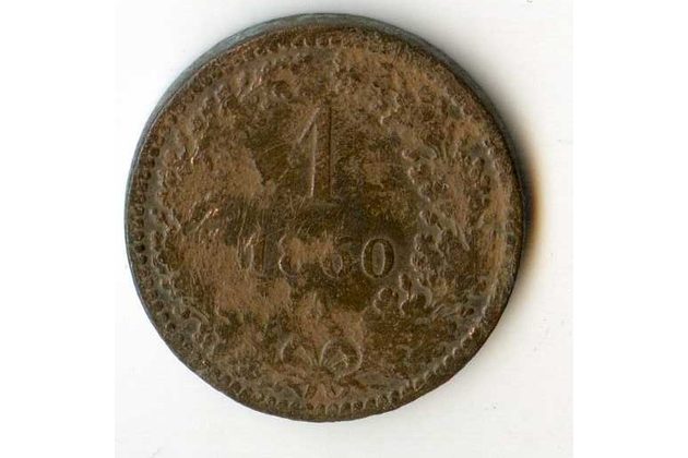 1 Kreuzer 1860 A (wč.57)