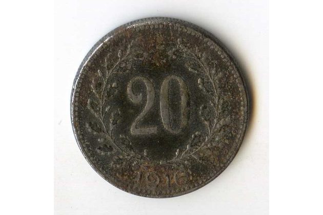 20 Heller 1916 (wč.443)
