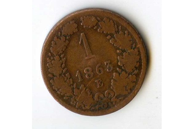 1 Kreuzer 1863 E (wč.74)