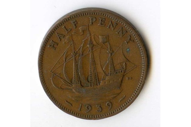 1/2 Penny r. 1939 (č.504)