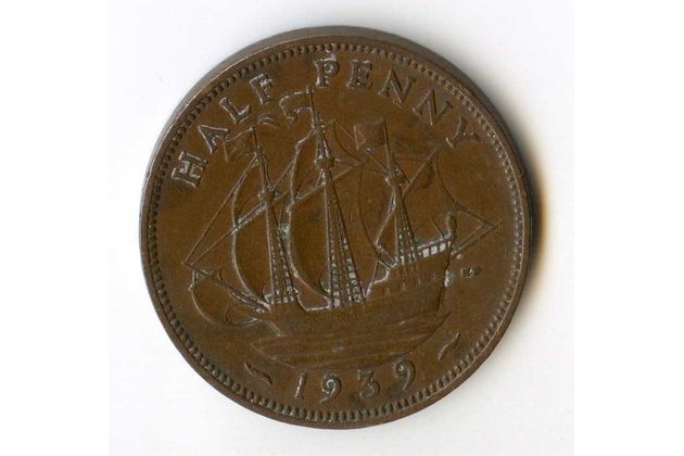 1/2 Penny r. 1939 (č.505)