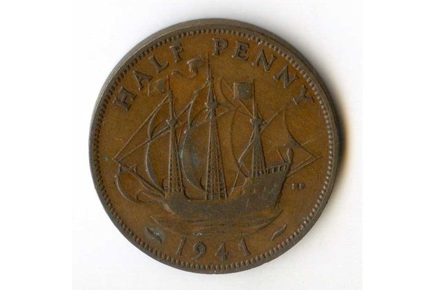 1/2 Penny r. 1941 (č.509)