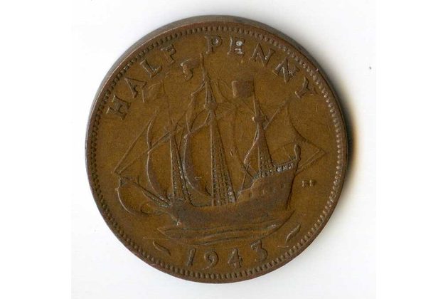 1/2 Penny r. 1943 (č.512)