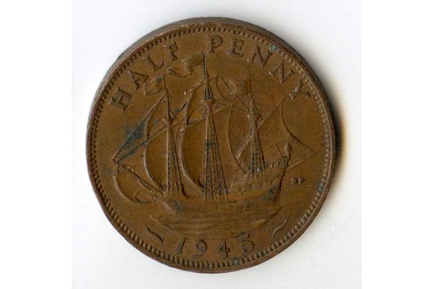 1/2 Penny r. 1945 (č.517)