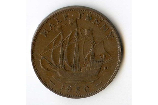1/2 Penny r. 1950 (č.527)