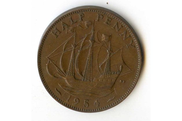 1/2 Penny r. 1954 (č.534)