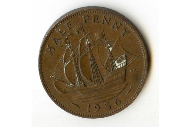 1/2 Penny r. 1956 (č.539)