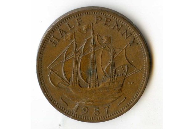 1/2 Penny r. 1957 (č.540)