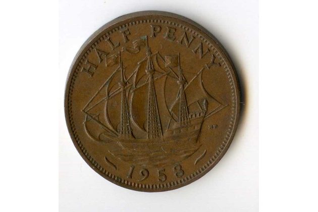 1/2 Penny r. 1958 (č.543)