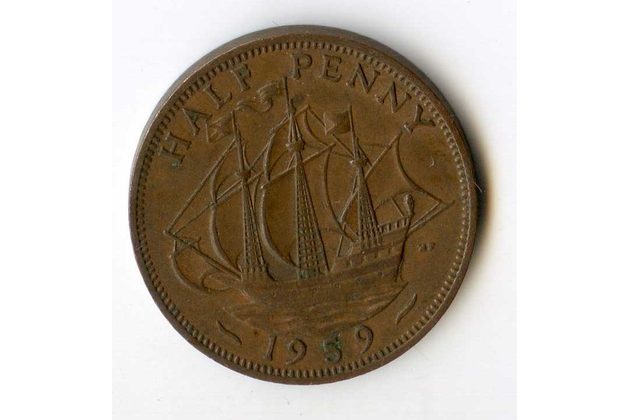 1/2 Penny r. 1959 (č.544)