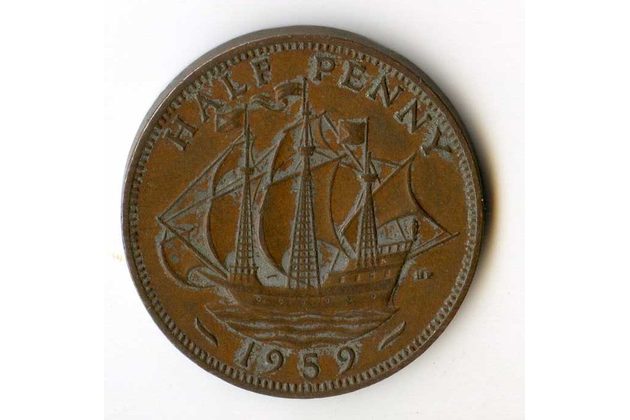 1/2 Penny r. 1959 (č.545)