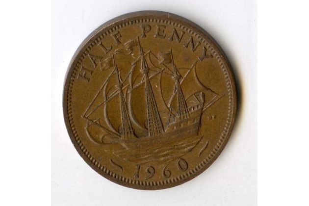 1/2 Penny r. 1960 (č.547)