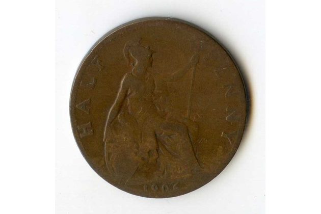 1/2 Penny r. 1906 (č.632)
