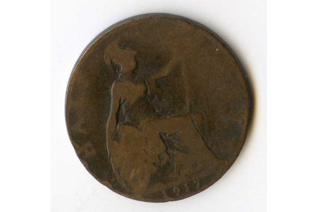 1/2 Penny r. 1917 (č.655)