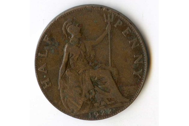 1/2 Penny r. 1922 (č.664)