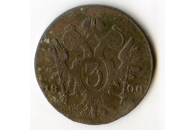 3 Kreuzer r. 1800 B (wč.201)