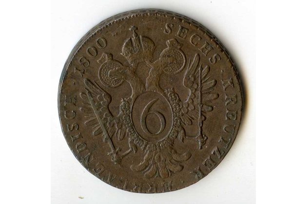6 Kreuzer r. 1800 S (wč.300)