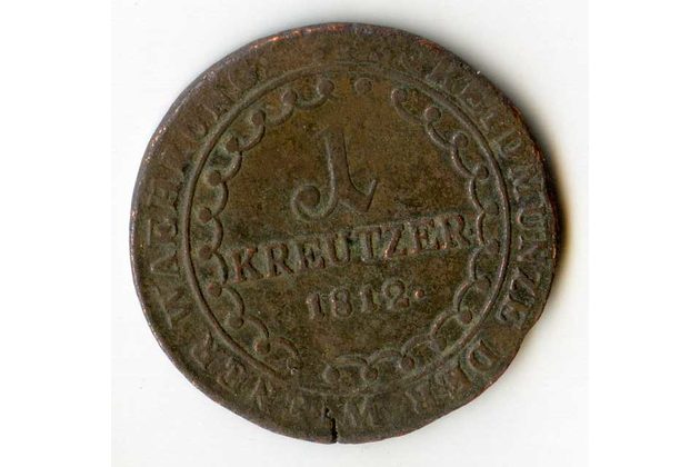 1 Kreuzer r. 1812 B (wč.198)