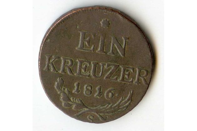 1 Kreuzer r. 1816 S (wč.363)