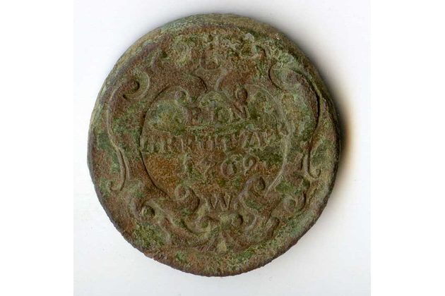 1 Kreuzer r. 1762 W (wč.130)