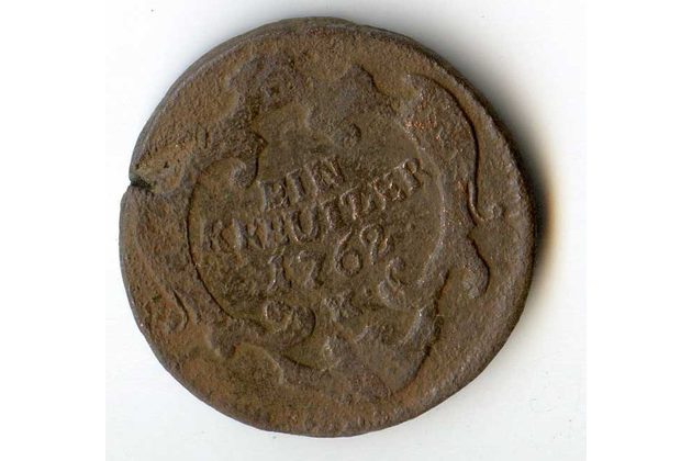 1 Kreuzer r. 1762 K (wč.135)