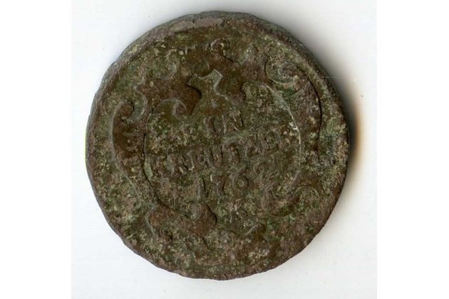 1 Kreuzer r. 1762 K (wč.137)