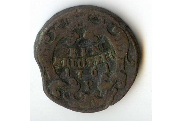 1 Kreuzer r. 1761 P (wč.103)