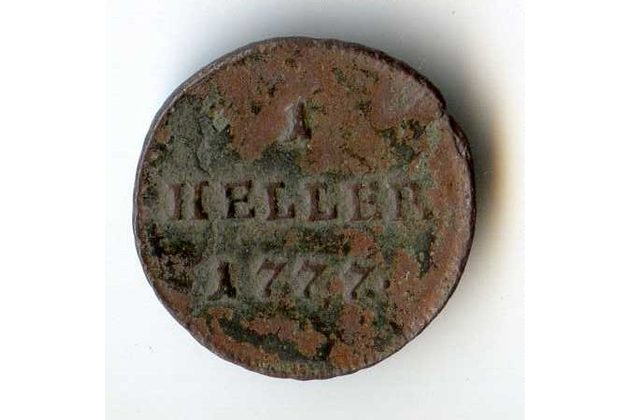 1 Heller r. 1777 (wč.310)