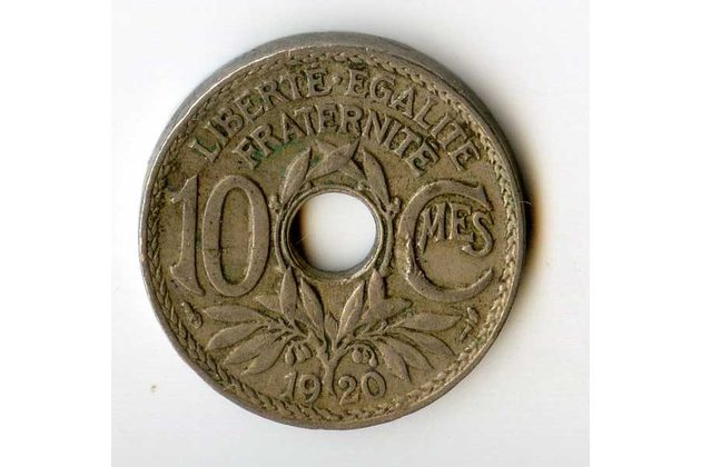 10 Centimes r.1920 (wč.166)