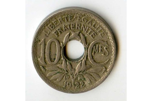 10 Centimes r.1922 (wč.170)