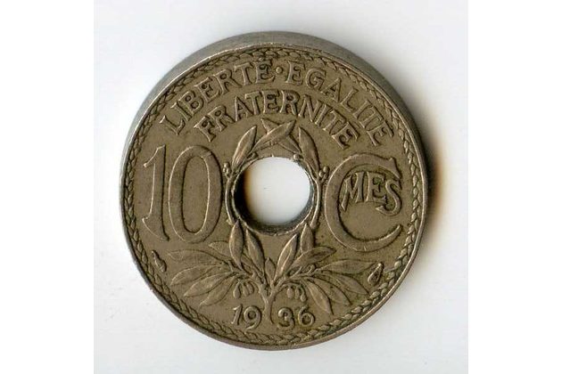 10 Centimes r.1936 (wč.199)