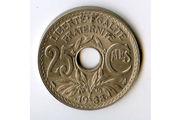 25 Centimes r.1938 (wč.260)