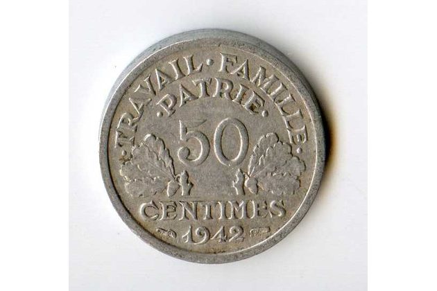 50 Centimes r.1942 (wč.283)