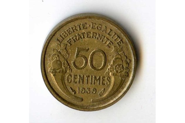 50 Centimes r.1939 (wč.1240)