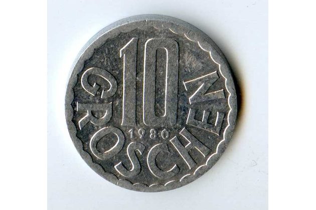 10 Groschen r.1980 (wč.369)
