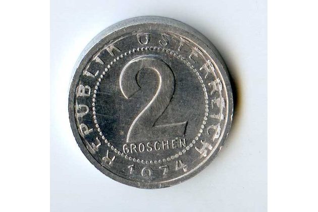 2 Groschen r.1974 (wč.500)