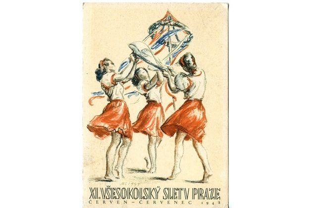 48072 - XI. slet všesokolský v Praze 1948