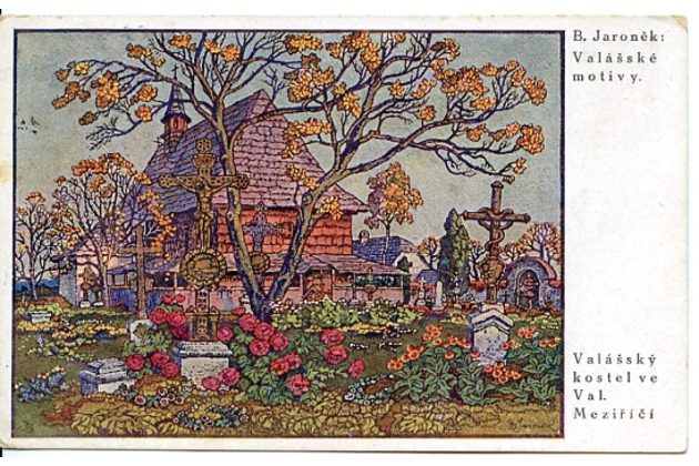 C 48083 - B. Jaroněk - Valašský kostel ve Val. Meziříčí