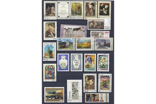 známky - soubor č.2 - Umění + ostatní 