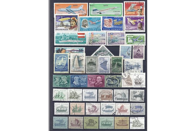 známky - soubor č.10 - Doprava + Sport 