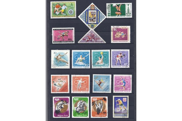 známky - soubor č.14 - Doprava + Sport 