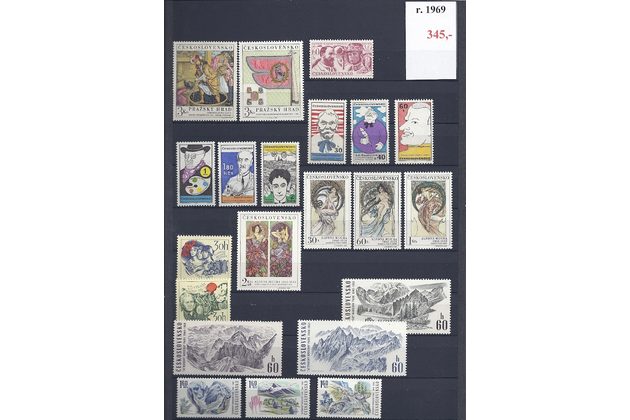ročník známek 1969