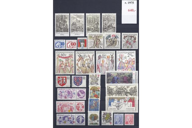 ročník známek 1975