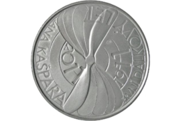 Stříbrná mince 200 Kč - 100. výročí prvního dálkového letu Jana Kašpara provedení standard (ČNB 2011)