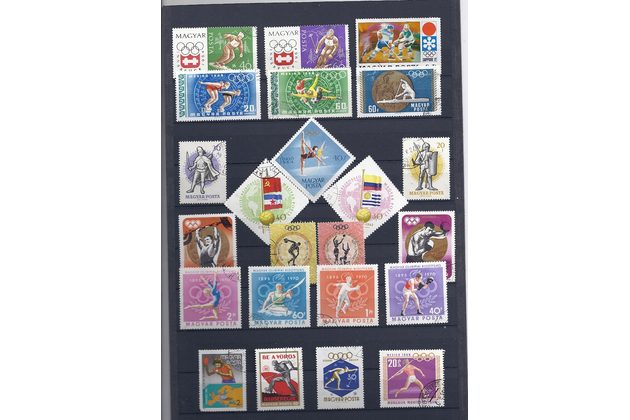 známky - soubor č.18 - Doprava + Sport 