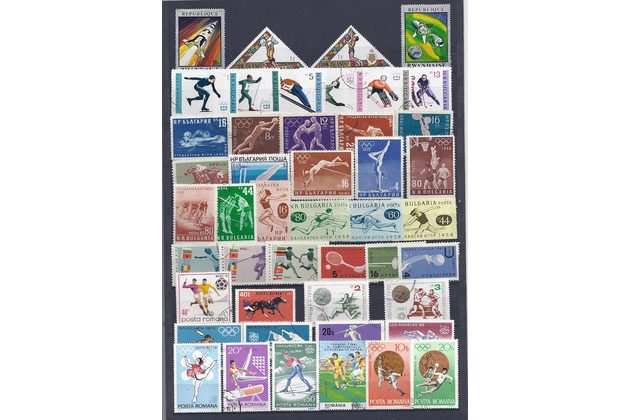 známky - soubor č.22 - Doprava + Sport 