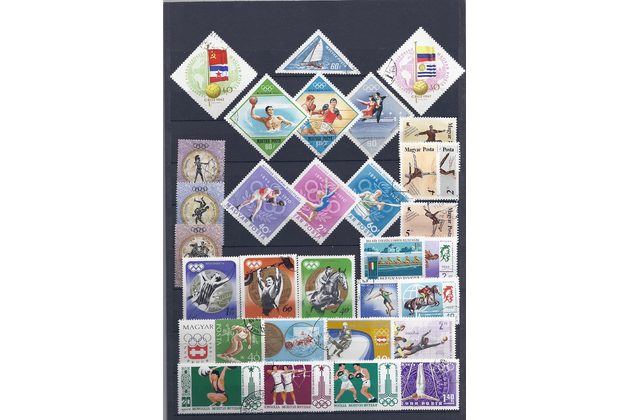 známky - soubor č.23 - Doprava + Sport 