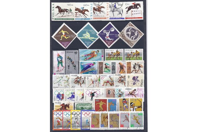 známky - soubor č.24 - Doprava + Sport 